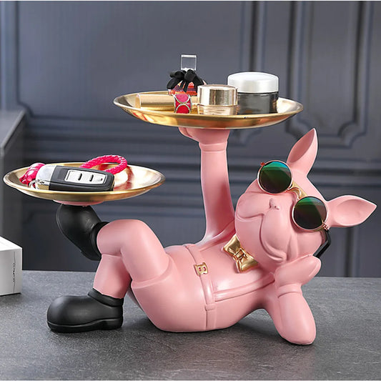 French Bulldog Resin Tray
