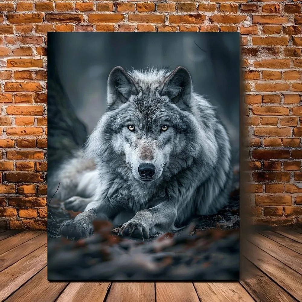 Gray Wolf canvas print