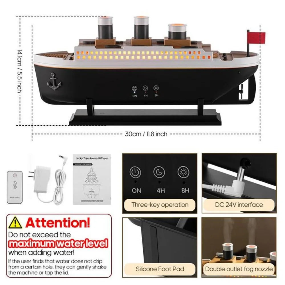 Titanic Ship Model Air Humidifier
