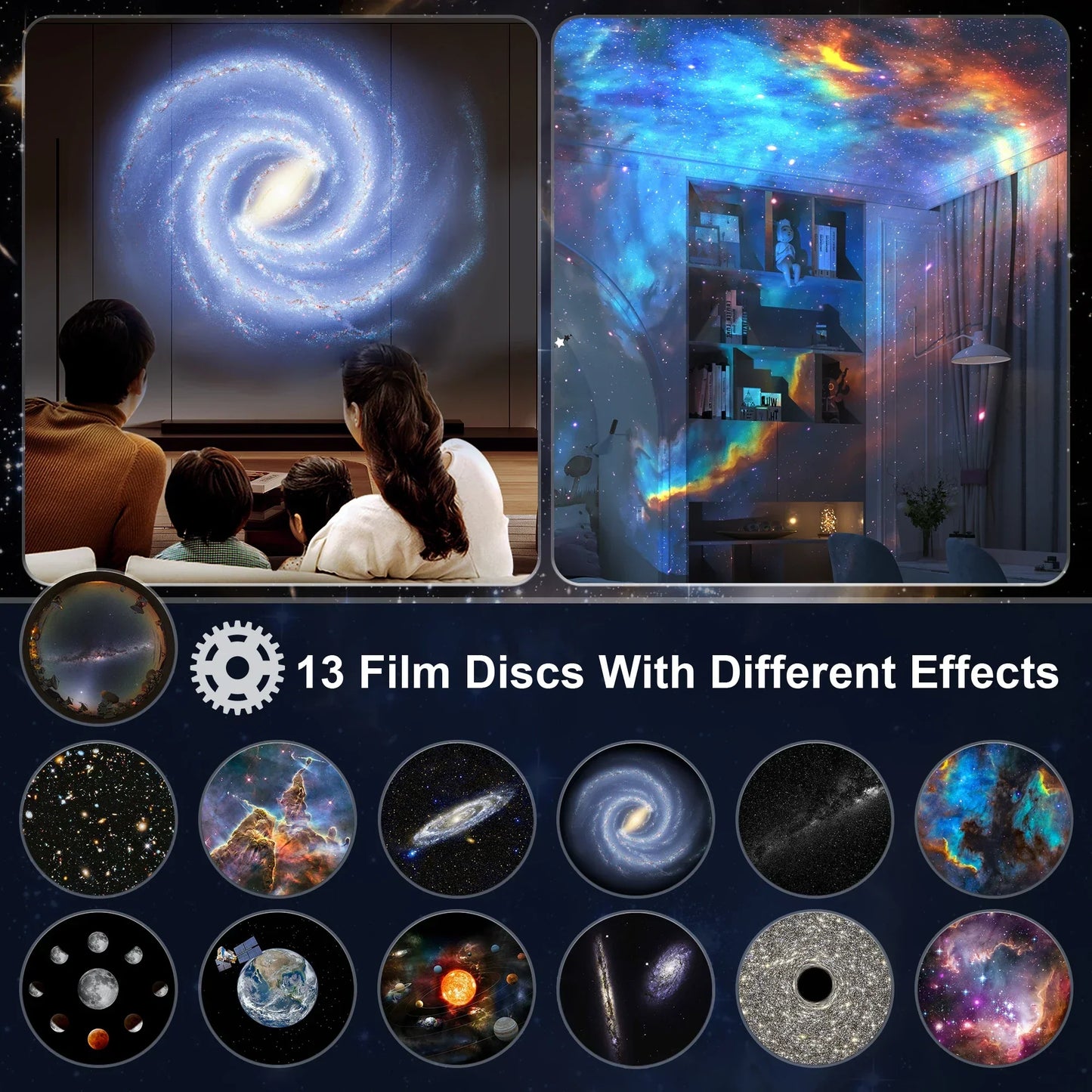 Galaxy Solar System Projector