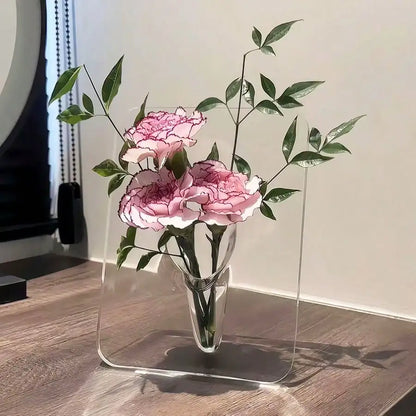 Frame Flower Acrylic Vase