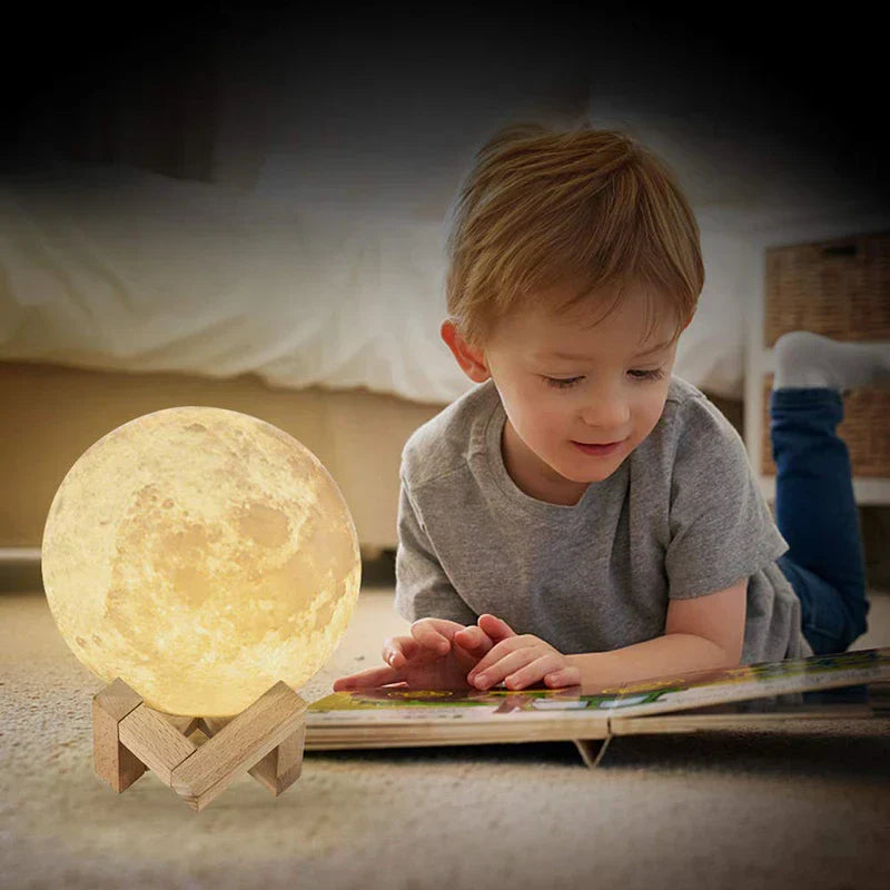 Galaxy Moon Lamp