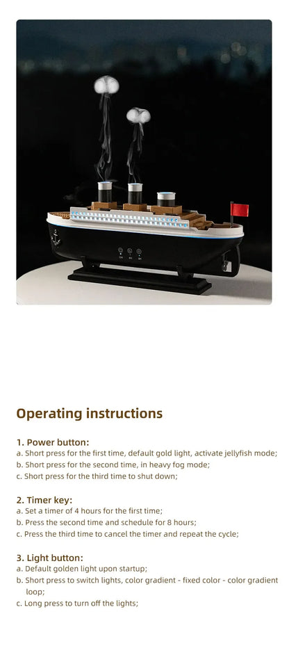 Titanic Ship Model Air Humidifier