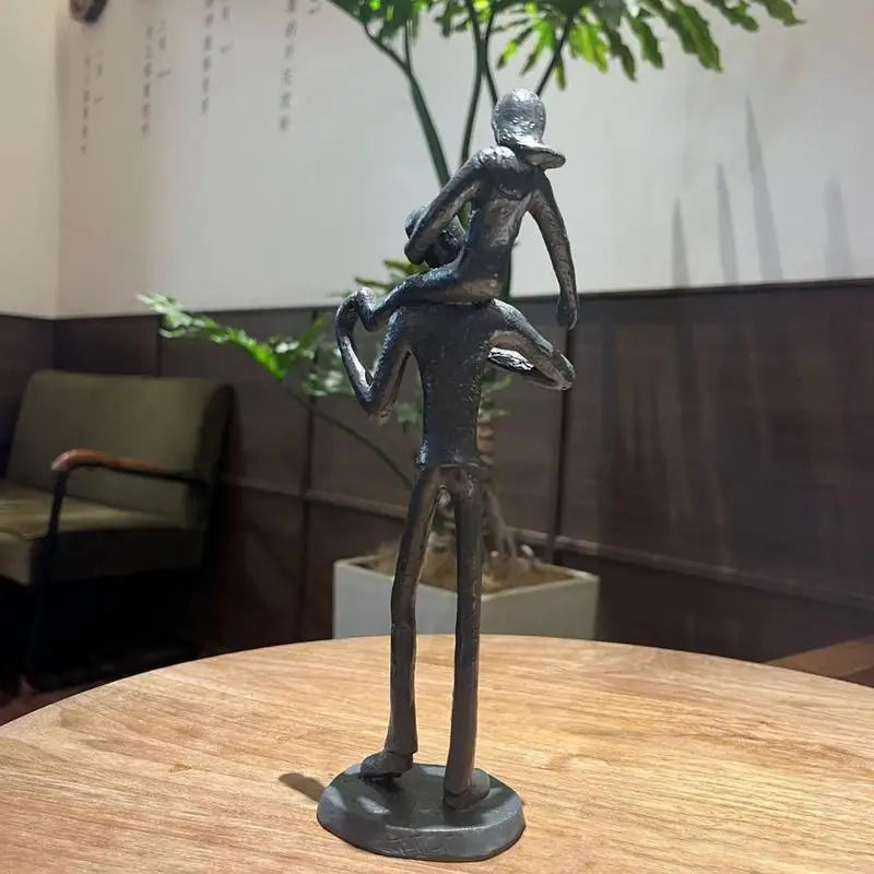 Dad Daughter Figurine Sculpture