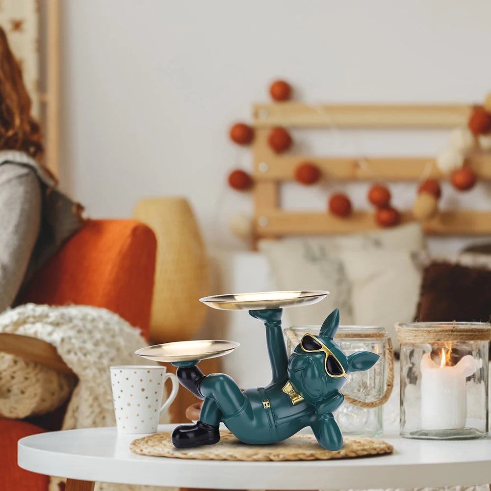 French Bulldog Resin Tray