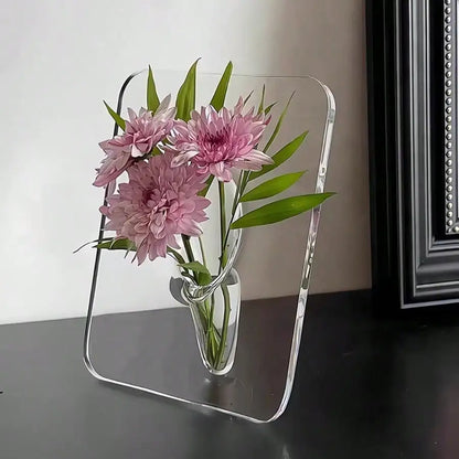 Frame Flower Acrylic Vase