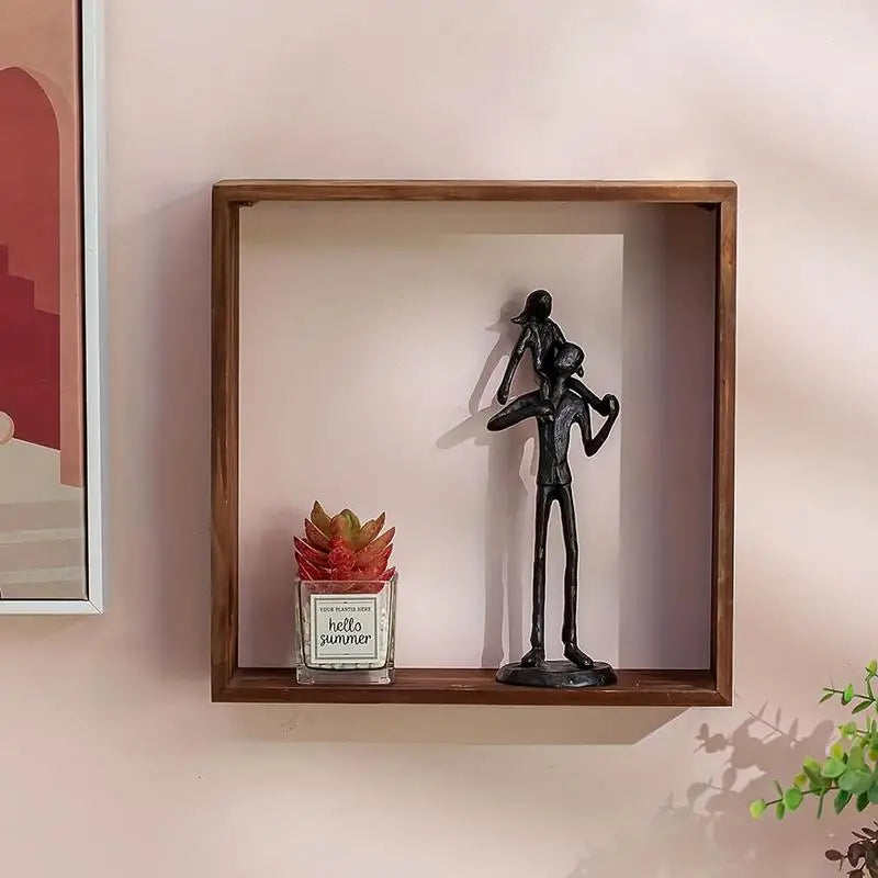 Dad Daughter Figurine Sculpture