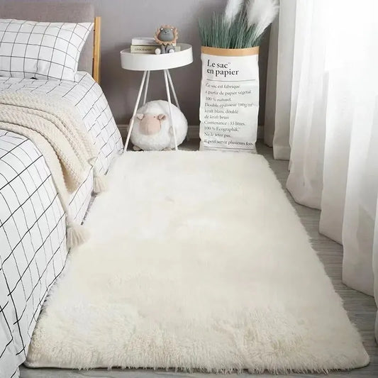 Silk Wool Bedroom Rug