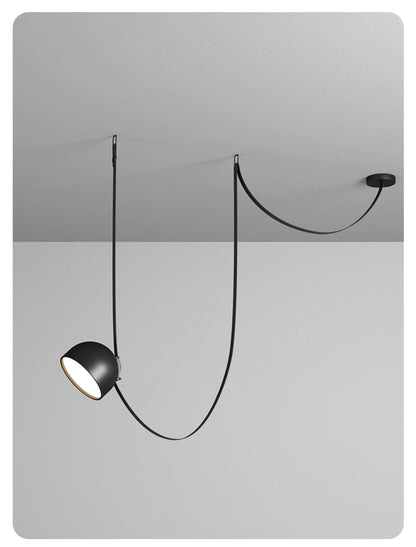 LED Postmodern Belt Ceiling Chandelier