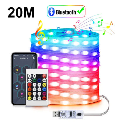 Christmas Decor Bluetooth LED
