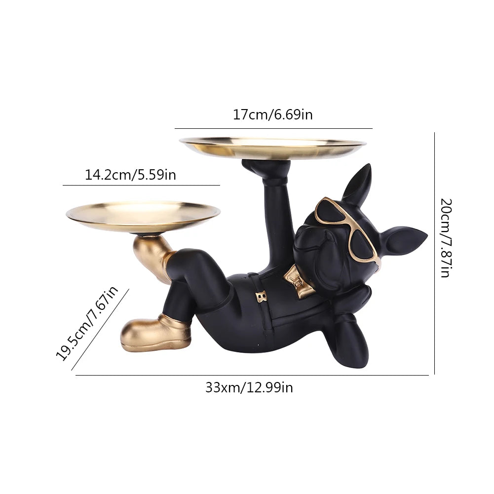 French Bulldog Resin Tray