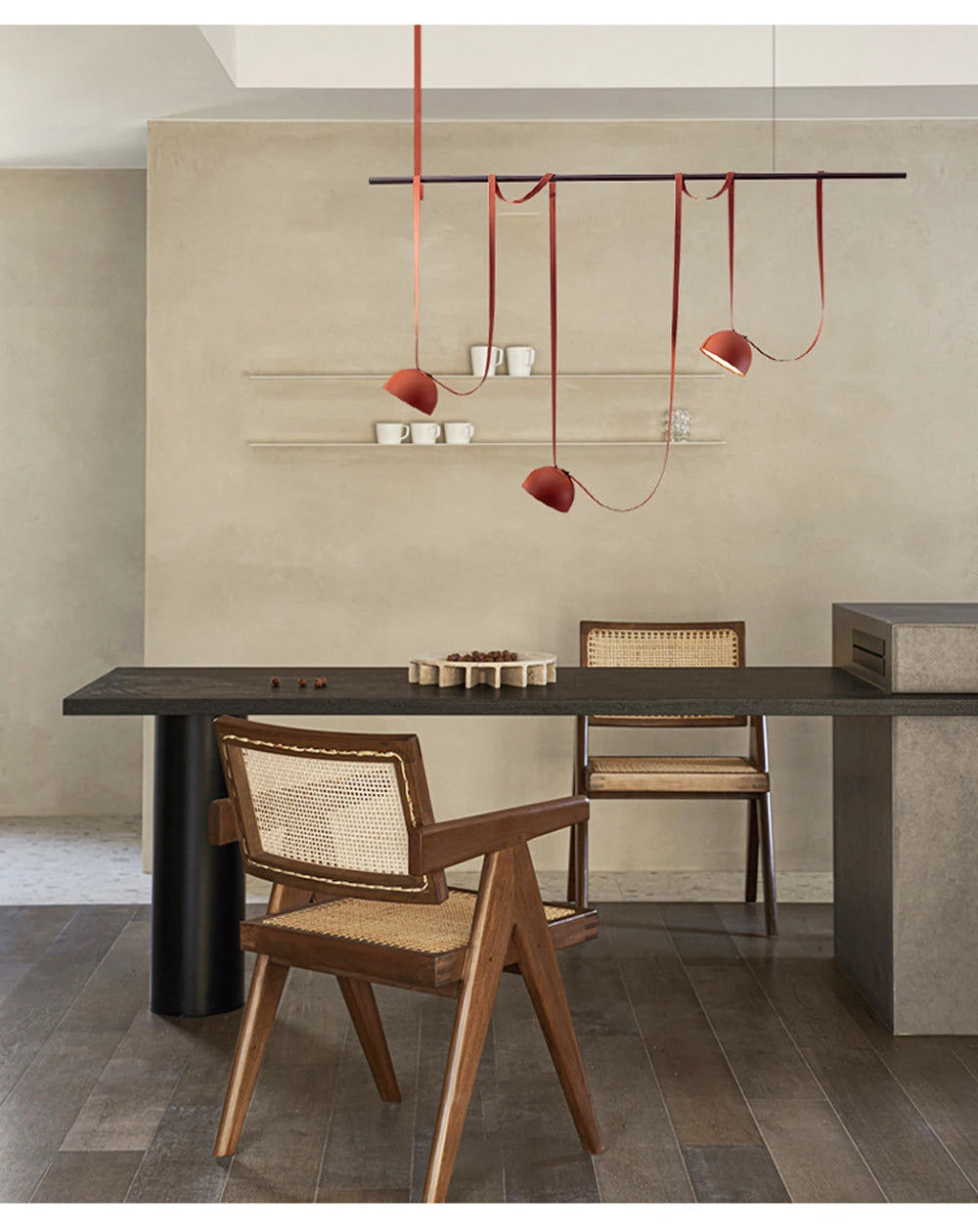 LED Postmodern Belt Ceiling Chandelier