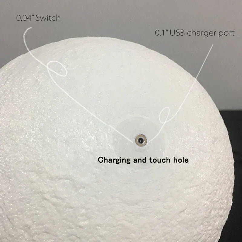 Galaxy Moon Lamp