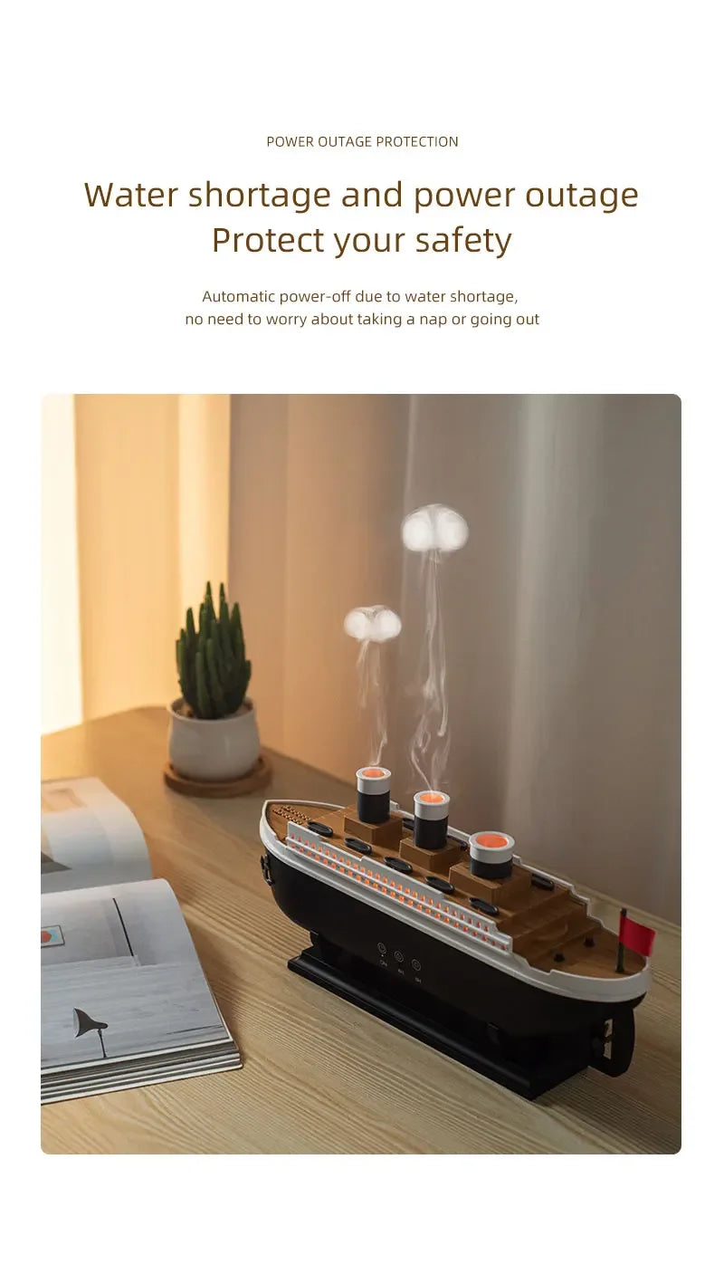 Titanic Ship Model Air Humidifier