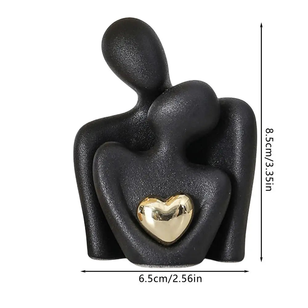 Modern Nordic Couple Sculpture